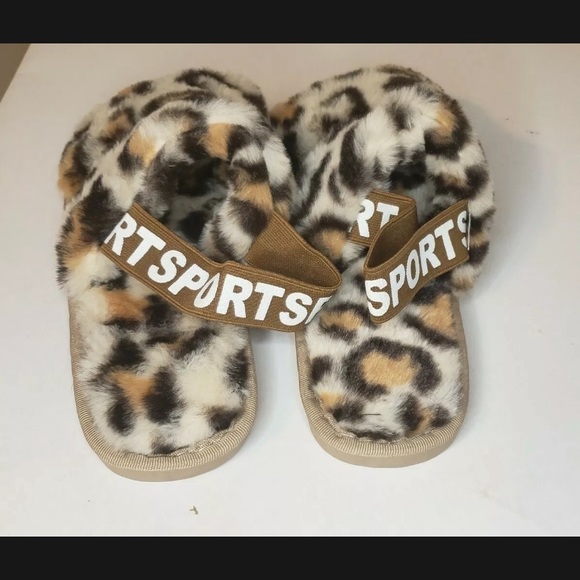 Fluffy Slippers Open Toe Plush Sandals Cozy - Picture 6 of 12